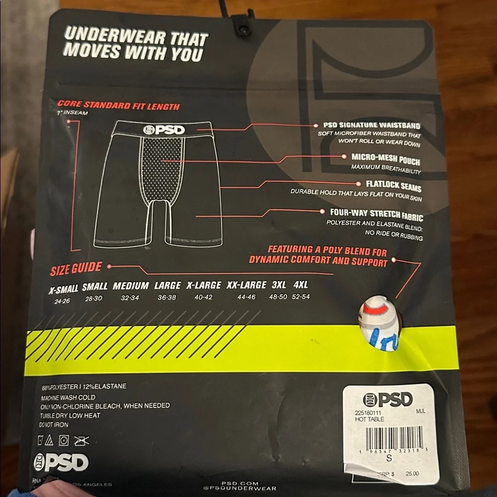 PSD Vegas Money Hot Table Graphic Boxer Briefs - Picture 4 of 5